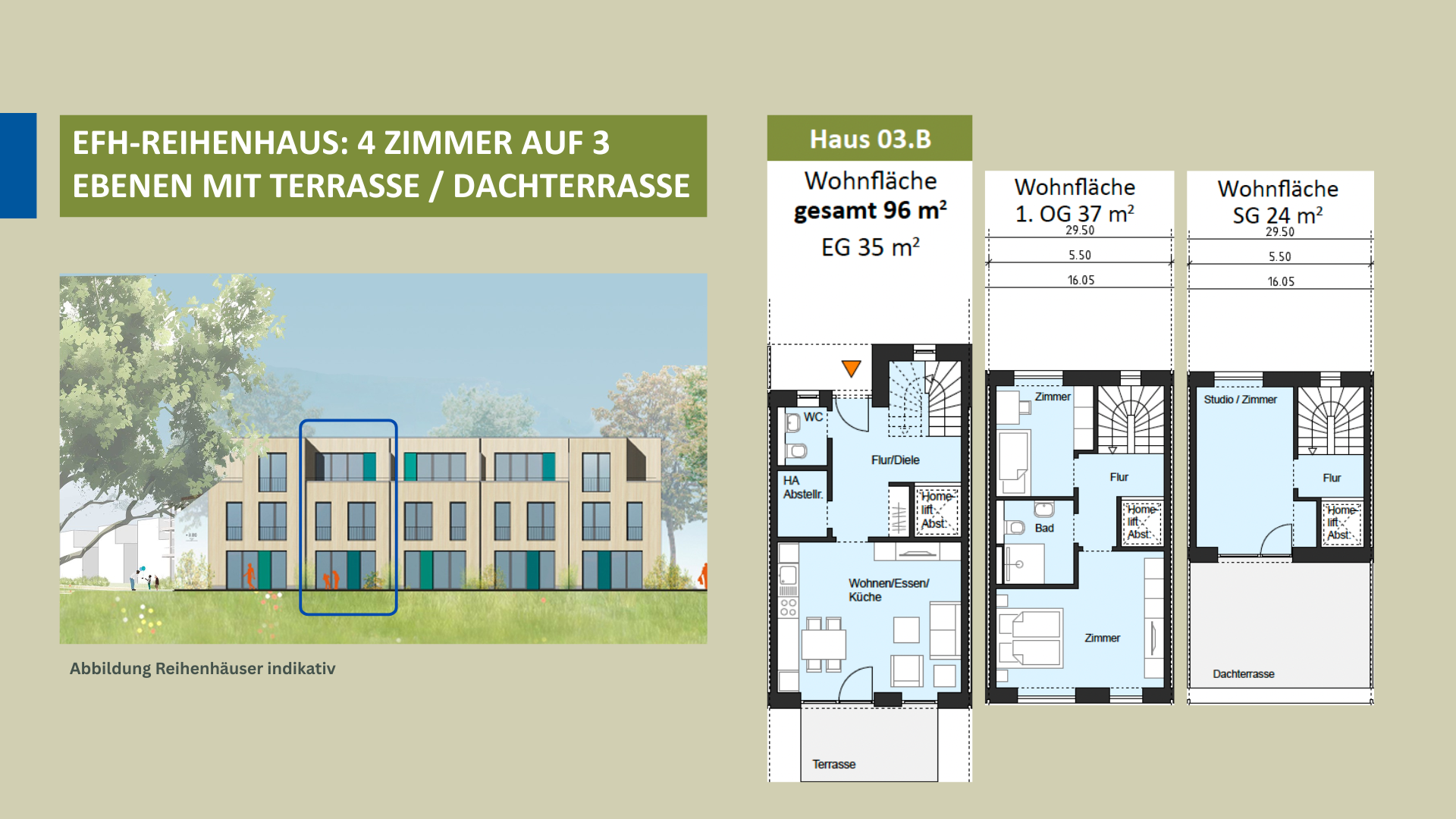 Einfamilien-Reihenhaus mit 4 Zimmern auf 3 Ebenen (AAS)–Private Wohngenossch. Am Alten Seeweg eG – Karl-Martin-Rebel-Ring, 63322 Rödermark(Ober-Roden) – Vorschaubild 4