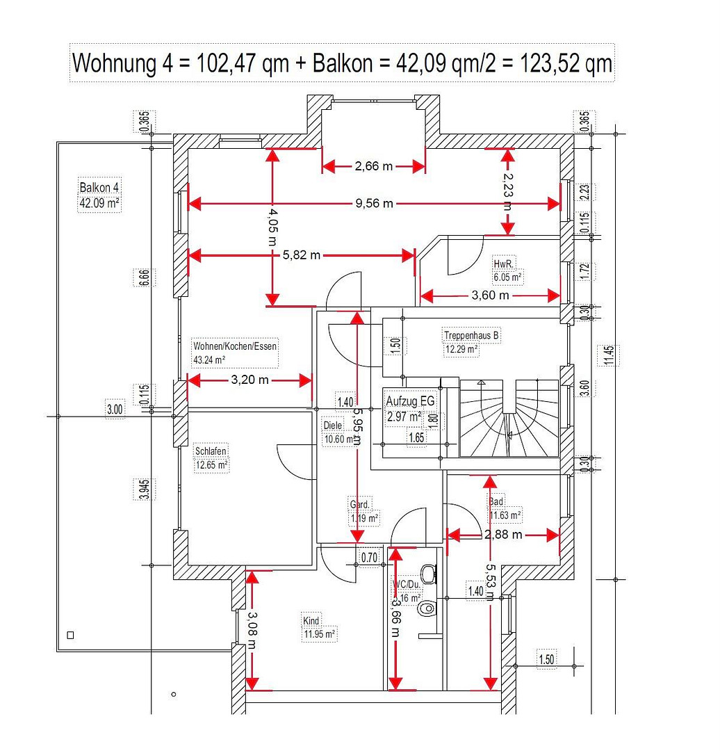 Exklusive 3-Zimmer-Neubauwohnung in begehrter Lage von Oldenburg – 26131 Oldenburg (Oldenburg)(Oldenburg (Oldb)) – Vorschaubild 19