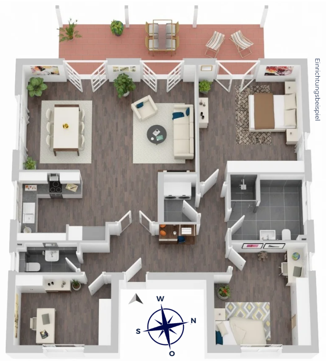 Komfortable 4-Zimmer-Wohnung – Hamburg(Schnelsen) – Vorschaubild 8