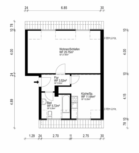 Gut vermietete Wohnung in Köln – Köln(Humboldt-Gremberg) – Vorschaubild 5