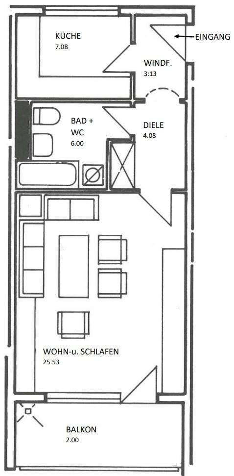Gemütliche 1,5-Zimmer-Wohnung mit Balkon, Einbauküche & Stellplatz in Bad Teinach-Zavelstein – Silcherstraße 9, 75385 Bad Teinach - Zavelstein(Sommenhardt) – Vorschaubild 7