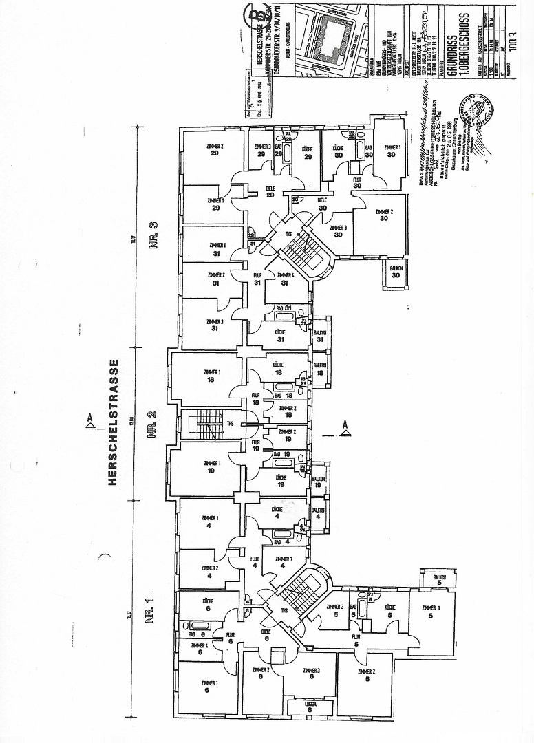 Vermietete 2-Zimmer-Eigentumswohnung mit Balkon in Berlin-Charlottenburg – Herschelstr. 2, 10589 Berlin(Charlottenburg) – Vorschaubild 9