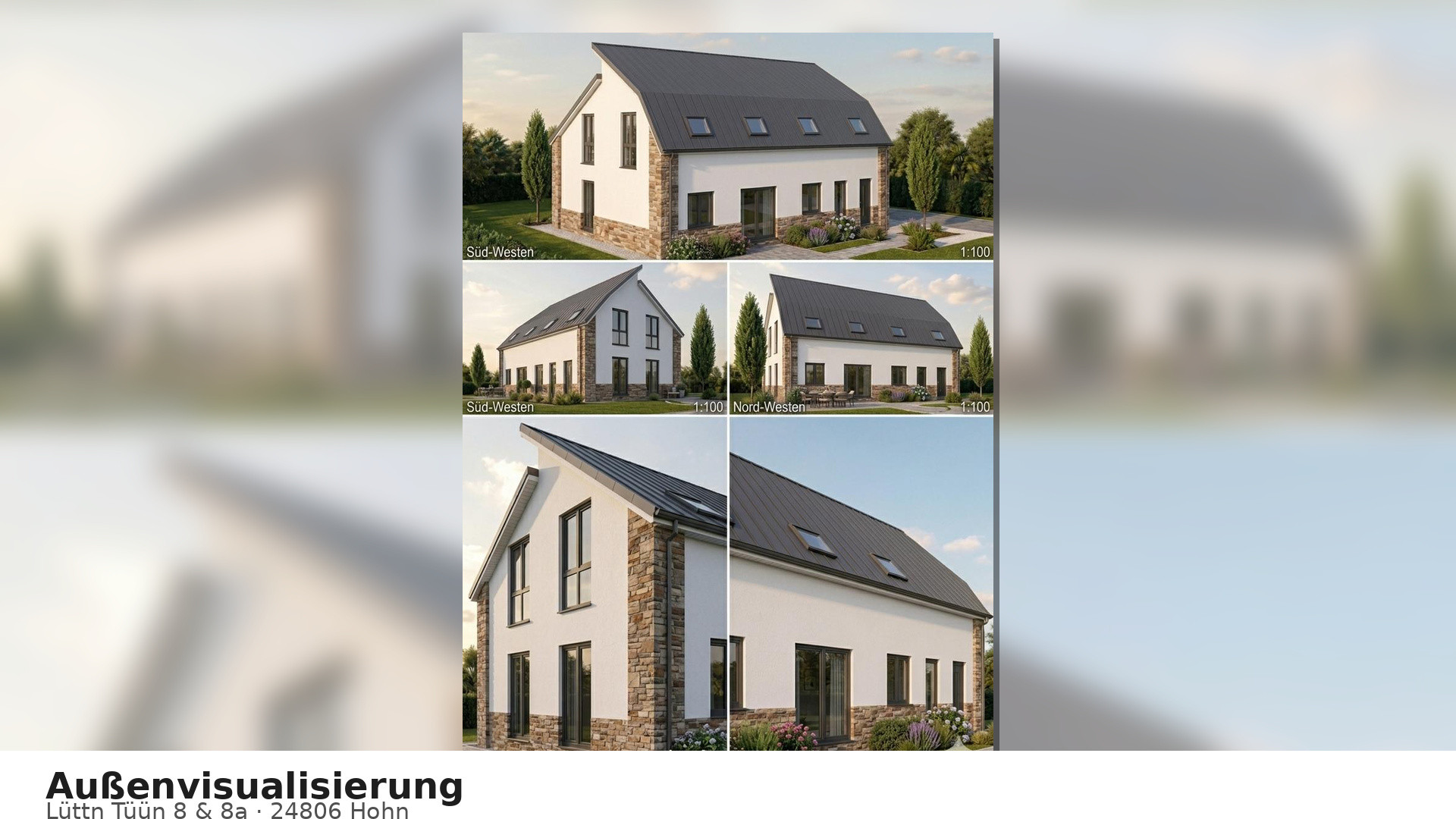 Neubau in Hohn – 2 moderne Wohneinheiten, einzeln oder im Paket erwerbbar – Hohn – Vorschaubild 2
