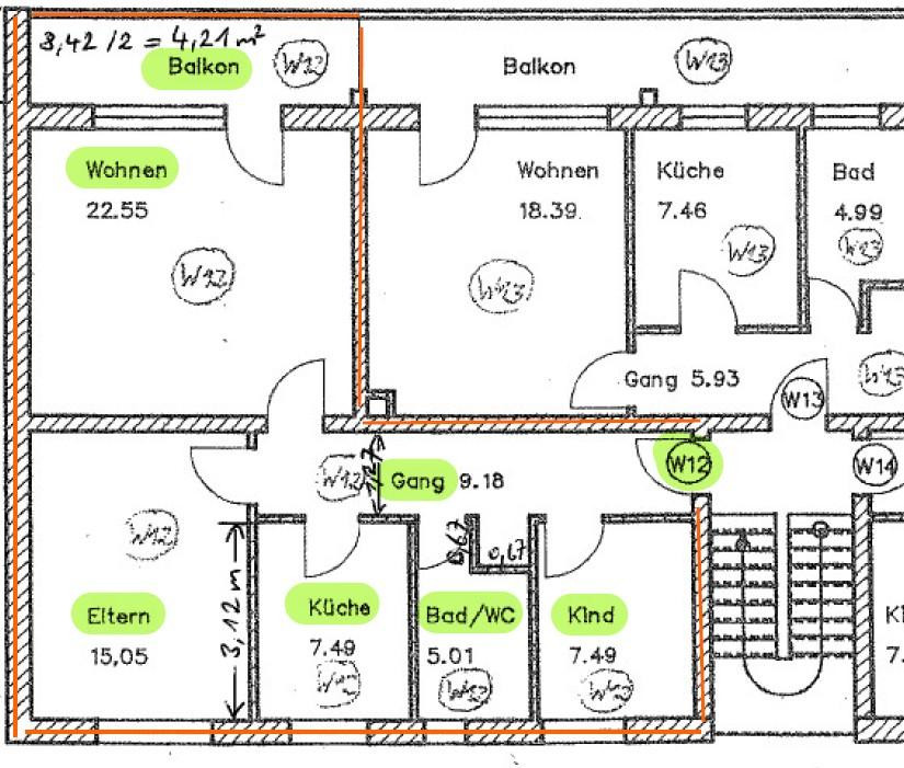 3-Zimmer-Wohnung mit Balkon, KFZ-Stellplatz und Einbauküche in Augsburg-Oberhausen/Bärenwirt – Augsburg(Oberhausen) – Vorschaubild 34