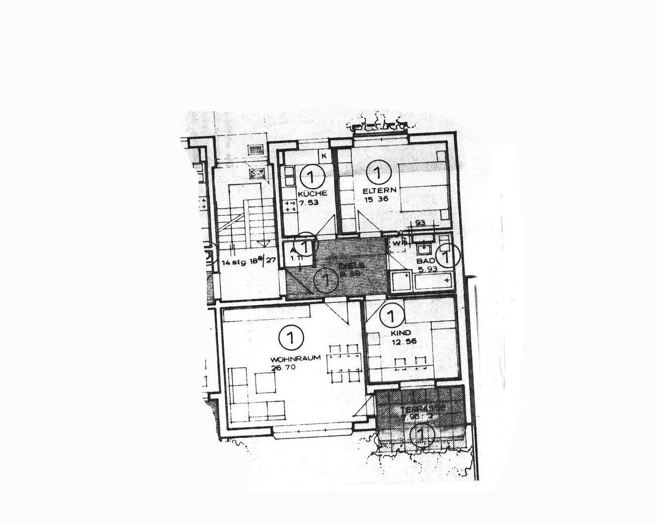 Schöne 3-Zimmer Wohnung in ruhiger Lage mit fantastischer Verkehrsanbindung – Blumhardthof 19, 30625 Hannover(Kleefeld) – Vorschaubild 11