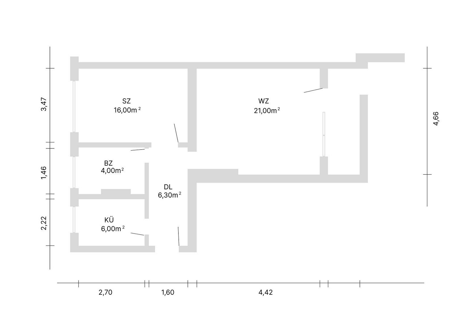 2 Zimmer Wohnung, moderniesiert, separate Küche, Garten, Parkplatz, ohne Provision, frei – Berlin(Wedding) – Vorschaubild 17