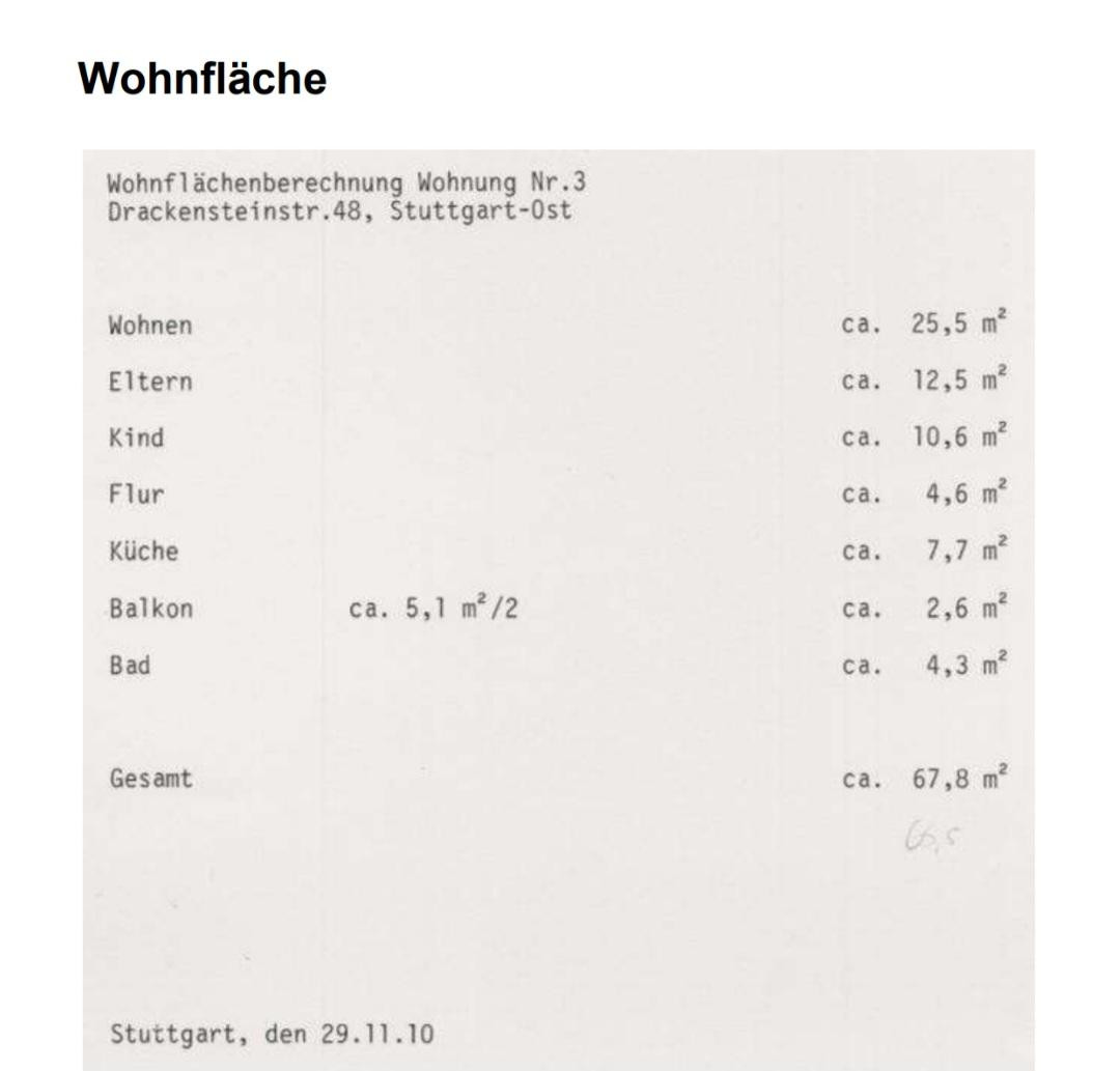 S-Ost - 3-Zi. Whg. Ohne Makler - 2011 saniert – Drackensteinstraße 48, 70186 Stuttgart(Ost) – Vorschaubild 20