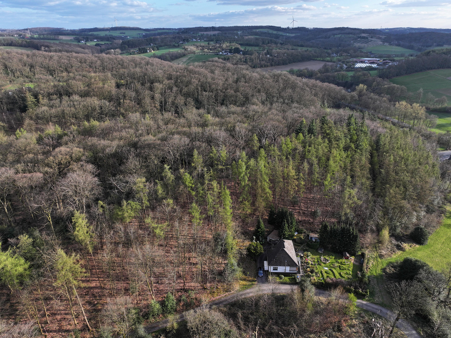 Freistehendes Einfamilienhaus in Alleinlage mit Panoramablick im Wald – Elfringhauser Str. 113, 45527 Hattingen – Vorschaubild 3