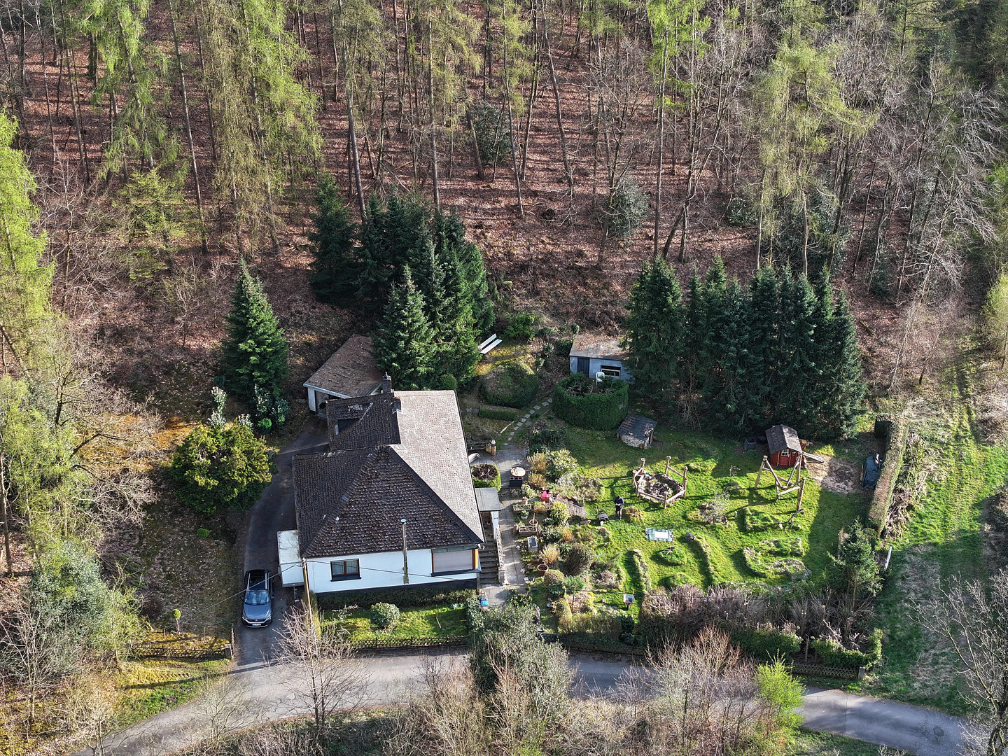 Freistehendes Einfamilienhaus in Alleinlage mit Panoramablick im Wald – Elfringhauser Str. 113, 45527 Hattingen – Vorschaubild 5