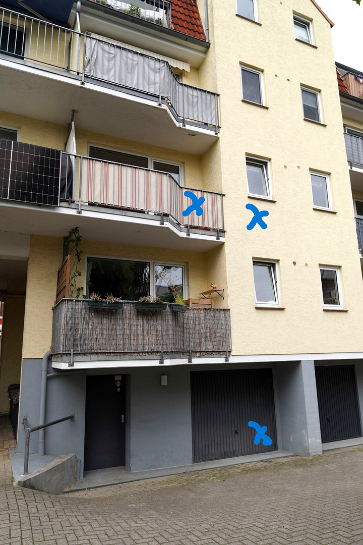 Wunderschöne 3-Zimmer-Wohnung mit Garage, Balkon, Keller und Badewanne – Bremen(Neustadt) – Vorschaubild 2