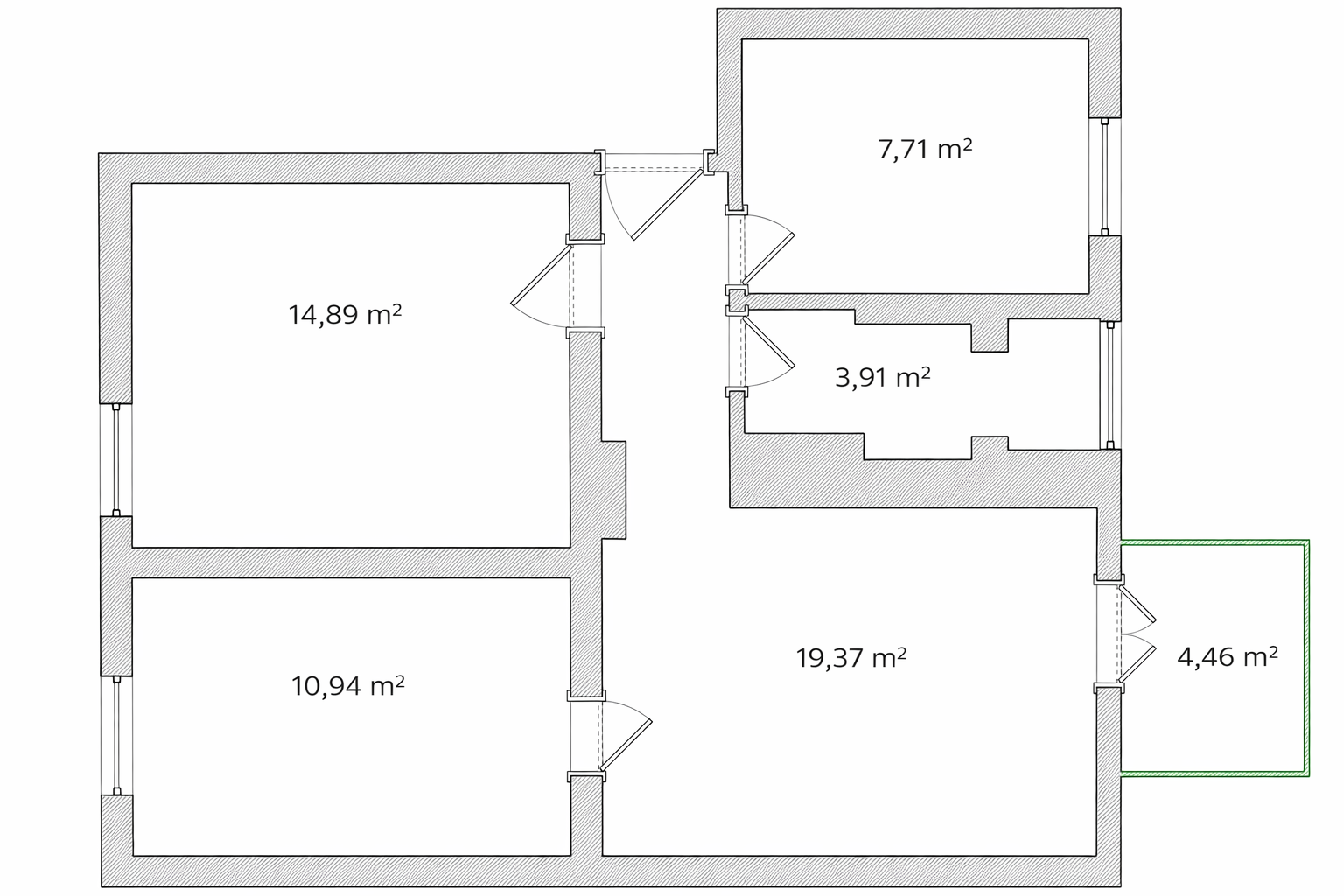 Erstbezug nach Sanierung: Stilvolle 2,5-Zi.-Wohnung im 2. OG in Augsburg-Lechhausen – Augsburg(Lechhausen) – Vorschaubild 16