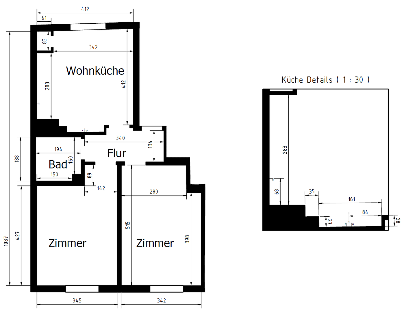 Lichtdurchflutete 3-Zimmer-Wohnung in ruhiger Innenstadtlage – Wenkerstr. 11, 44141 Dortmund(Mitte) – Vorschaubild 22