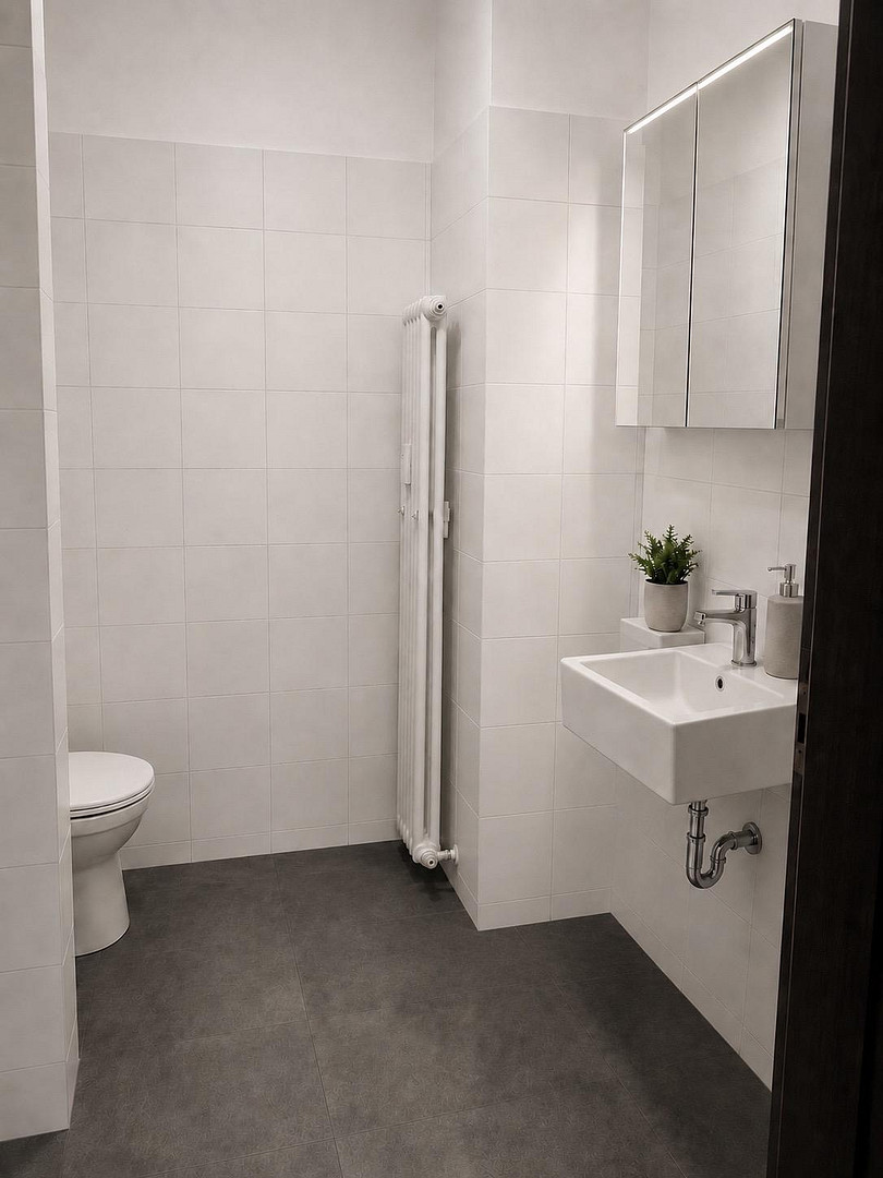 Erstbezug! 1-Zi.-Wohnung Univiertel, TG, Loggia, möbliert, inkl. SpülMaschine, NK & Internet – Josef-Priller-Straße 4, 86159 Augsburg(Universitätsviertel) – Vorschaubild 12