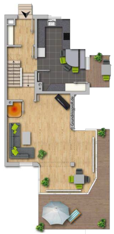 Großes und gepflegtes Reihenendhaus in Splitlevelbauweise – Edling – Vorschaubild 22