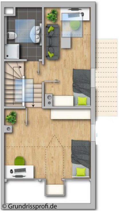 Großes und gepflegtes Reihenendhaus in Splitlevelbauweise – Edling – Vorschaubild 24