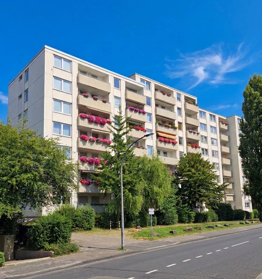 Zentrale Lage & Panorama-Ausblick: Kernsanierte Komfort-Wohnung ohne Makler! – Glashüttenstraße 25, 51143 Köln(Porz) – Vorschaubild 2