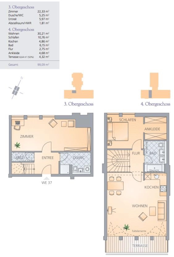 Maisonette-Traum mit Südterrasse – zentral, modern + TG-Stellplatz – Elisabethenstraße 55, 64283 Darmstadt – Vorschaubild 16