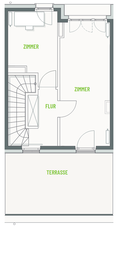 Neuwertiges Reihenhaus mit 5 Zimmern im Landwehrviertel - mit Garten und Dachterrasse – Osnabrück – Vorschaubild 10
