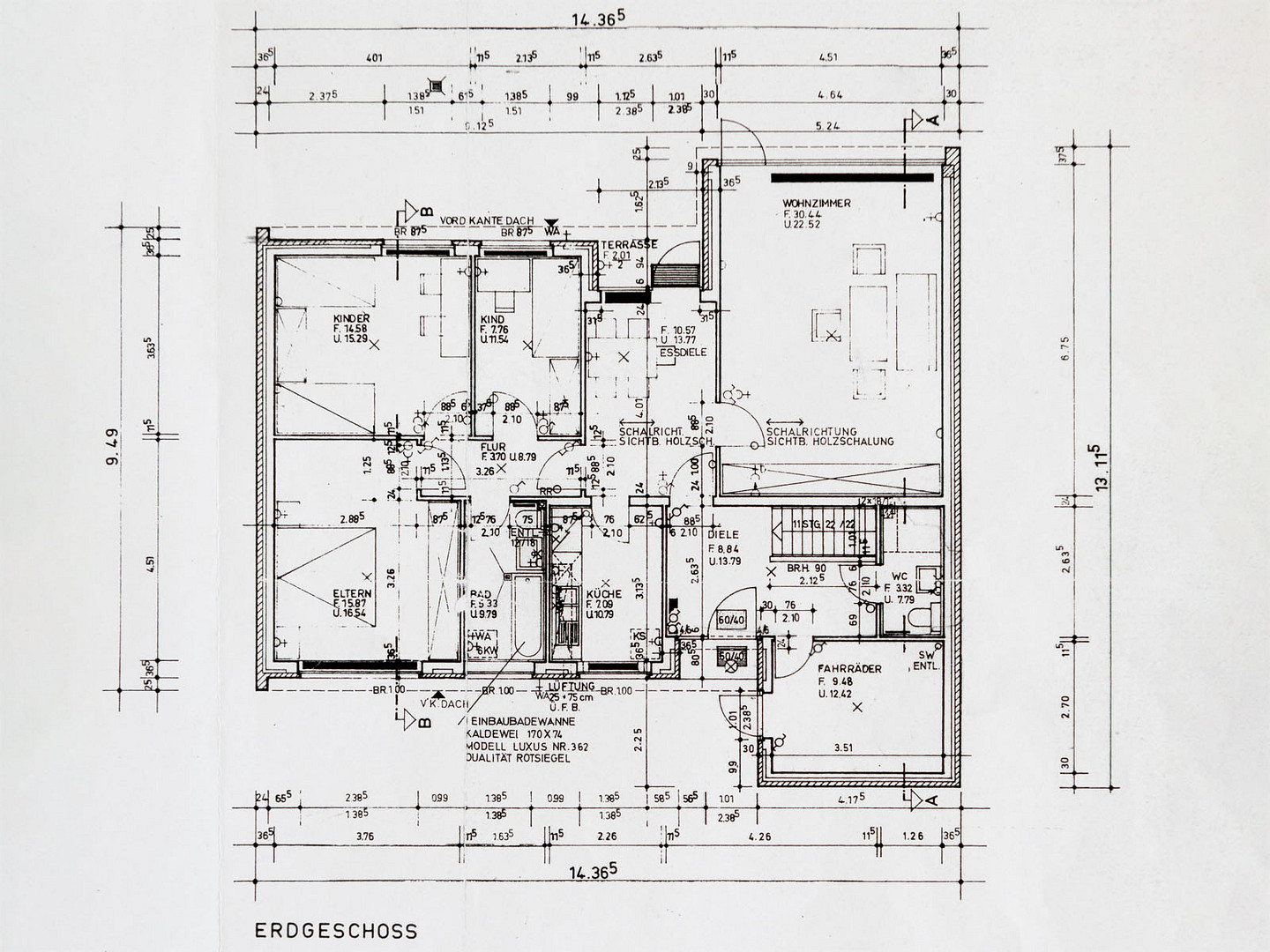Charmanter Bungalow in ruhiger Lage des Kurfürstenviertels mit Garten, Garage und riesigem Keller – 28329 Bremen(Vahr) – Vorschaubild 15