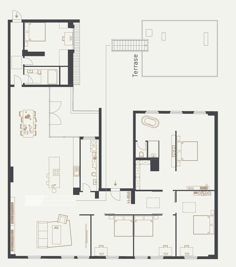 Ihr 280m² Penthouse am Stuttgarter Platz  | DG-Rohling zum Selbstausbau | Aufzug & Dachterrasse – Rönnestraße 4, 14057 Berlin(Charlottenburg) – Vorschaubild 5