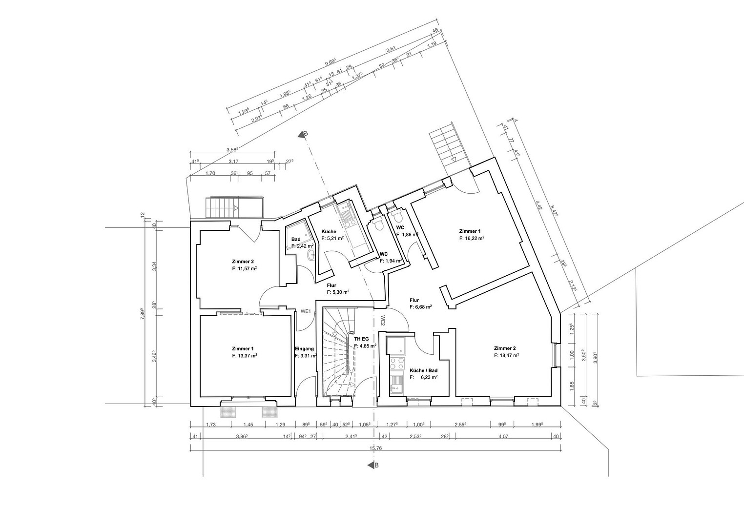 Ruhige Altbauwohnung mit eigenem Grün – Paulusstr. 22/1, 70197 Stuttgart(West) – Vorschaubild 17