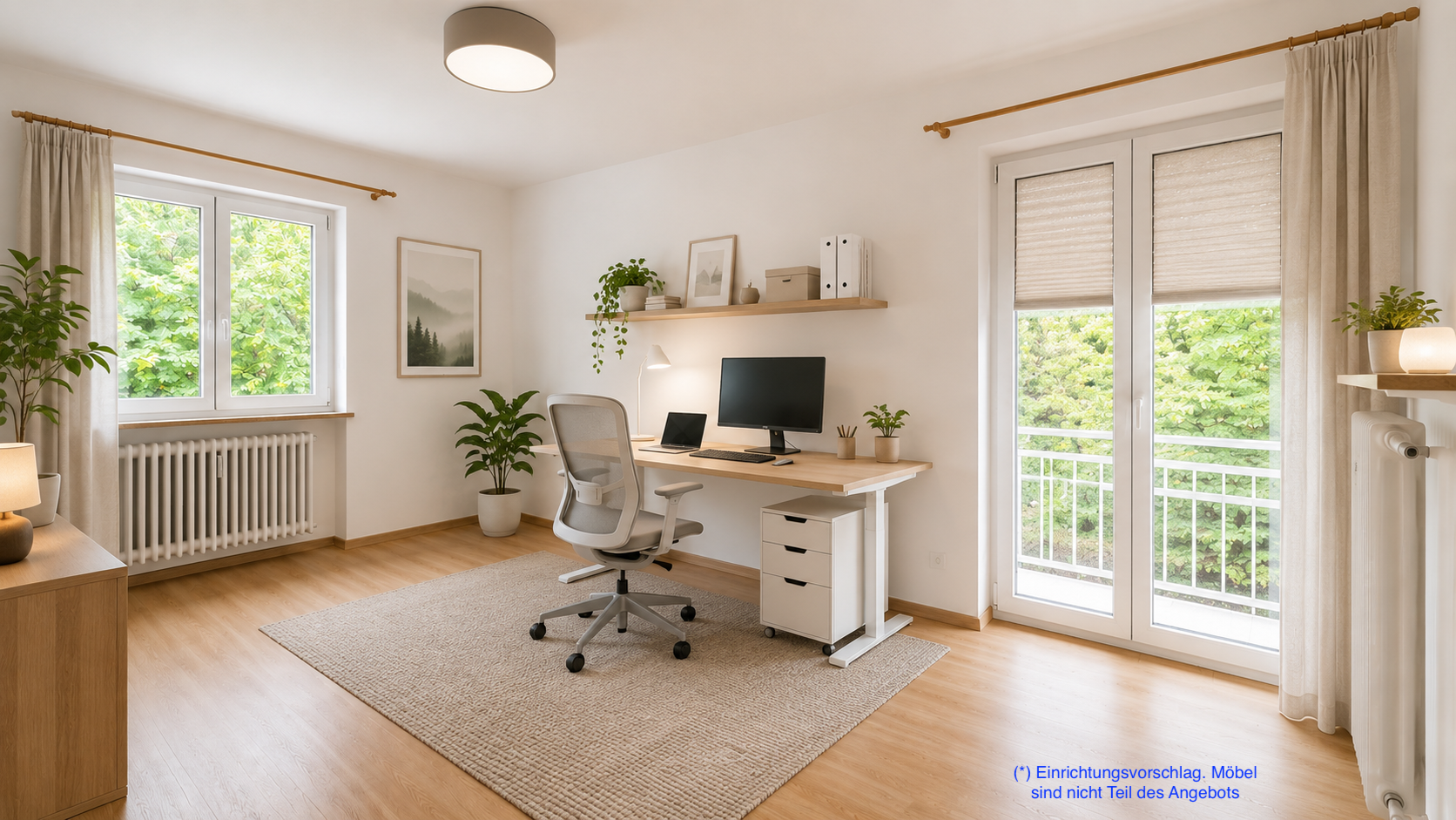 PROVISIONSFREI: Charmante 3-Zimmer-Wohnung mit Balkon in ruhiger Lage von München-Aubing – Hutterstr. 5, 81249 München(Lochhausen) – Vorschaubild 3