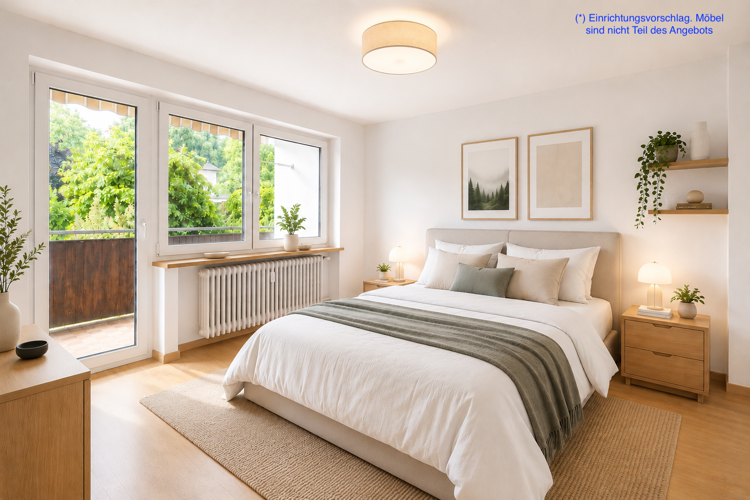PROVISIONSFREI: Charmante 3-Zimmer-Wohnung mit Balkon in ruhiger Lage von München-Aubing – Hutterstr. 5, 81249 München(Lochhausen) – Vorschaubild 2