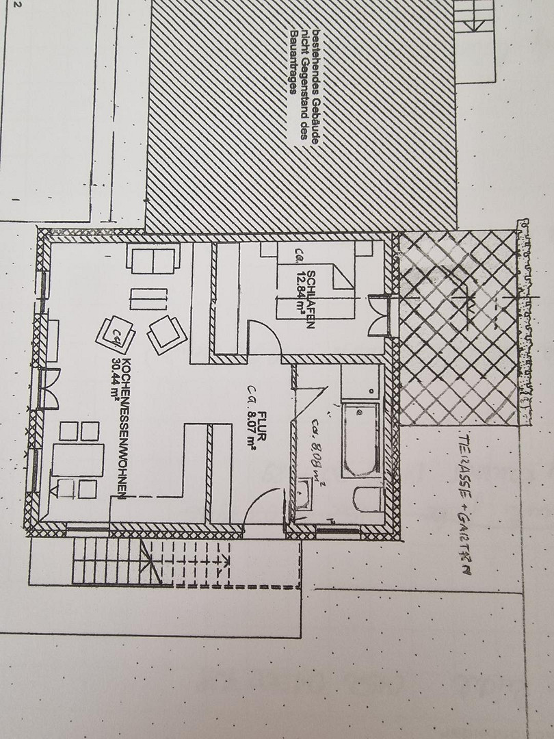 Schöne Wohnung, 2 Zimmer, Küche, Bad, Stellplatz – Ingolstadt – Vorschaubild 12