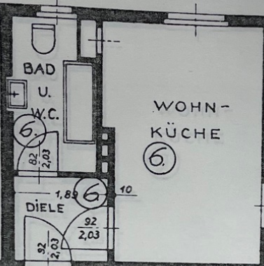 Zentrales 1 Zimmer Appartement – Gemeindestr.48, 44809 Bochum(Hofstede) – Vorschaubild 5