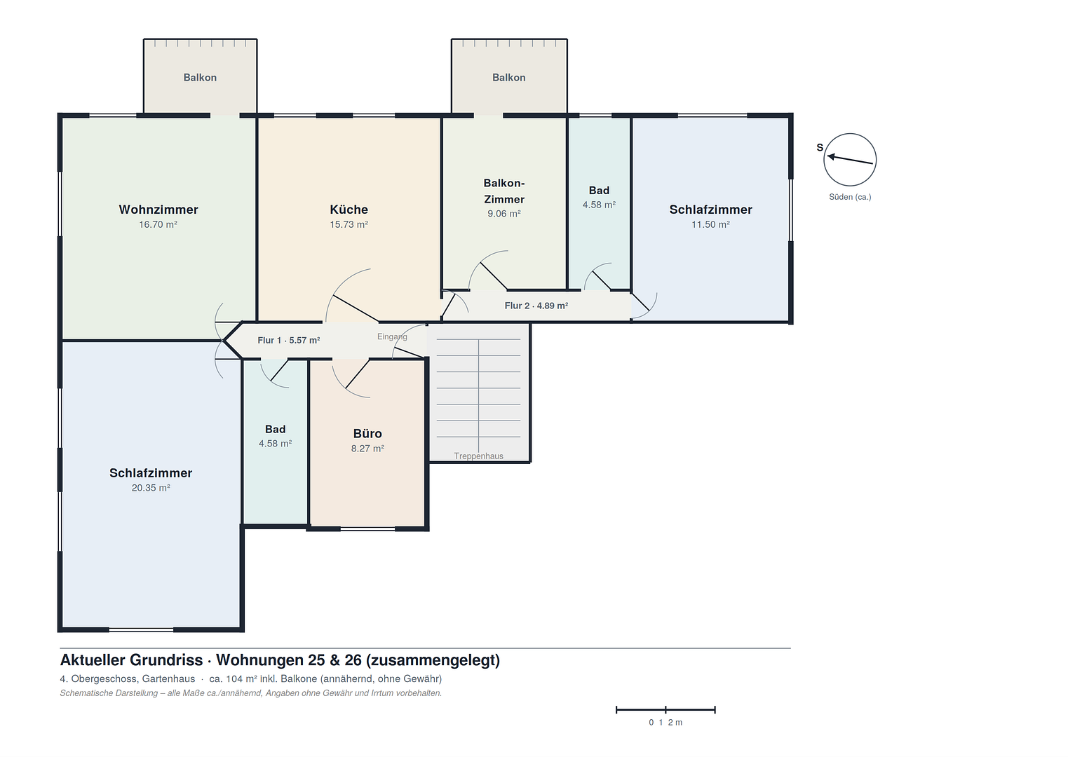 Helle, ruhige 5-Zimmer-Wohnung (104 qm) in Berlin-Schmargendorf, bezugsfrei ab Juni 2027 – Berlin(Schmargendorf) – Vorschaubild 14
