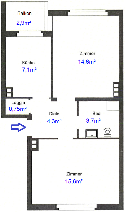Zentral wohnen in Köln – 2-Zimmer-Erdgeschosswohnung mit großem Garten direkt am Volksgarten – Eifelstr. 46, 50677 Köln(Innenstadt) – Vorschaubild 20