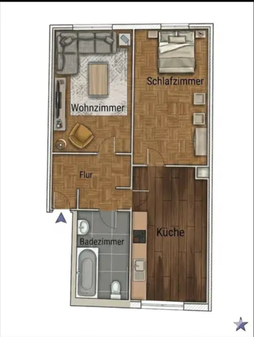 2 Zimmer Altbauwohnung – Elsasser Str. 11a, 42107 Wuppertal(Elberfeld) – Vorschaubild 8