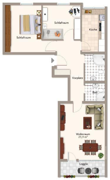 3 Zi-Wohnung zentral in München - Provisionsfrei – Leonrodstraße 60, 80636 München(Neuhausen) – Vorschaubild 15