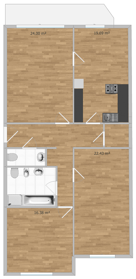 Zentrale 3-Zimmer-Wohnung mit Balkon – Düsseldorfer Str. 67, 51379 Leverkusen(Opladen) – Vorschaubild 13