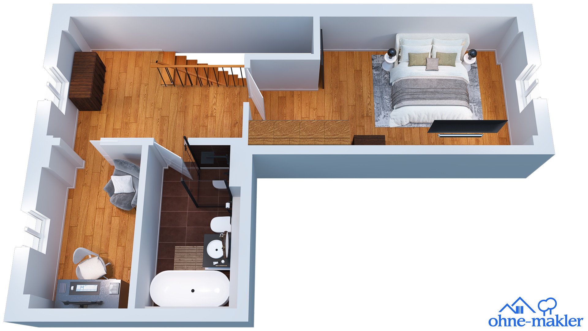 Modernes Reihenhaus im kernsanierten Hofensemble mit Wärmepumpe und langfristigem Mietverhältnis – 4249 Leipzig(Großzschocher) – Vorschaubild 15