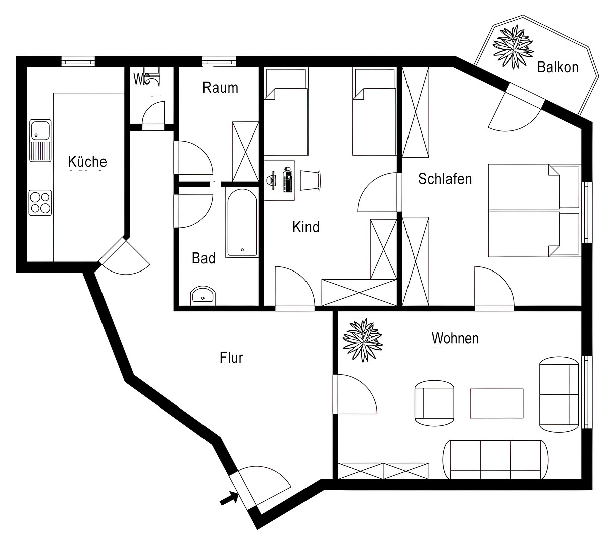 Elegante helle 3,5-zimmer-Altbauwohnung mit Balkon in toller Lage! – Valleystraße 19, 81371 München(Sendling) – Vorschaubild 20