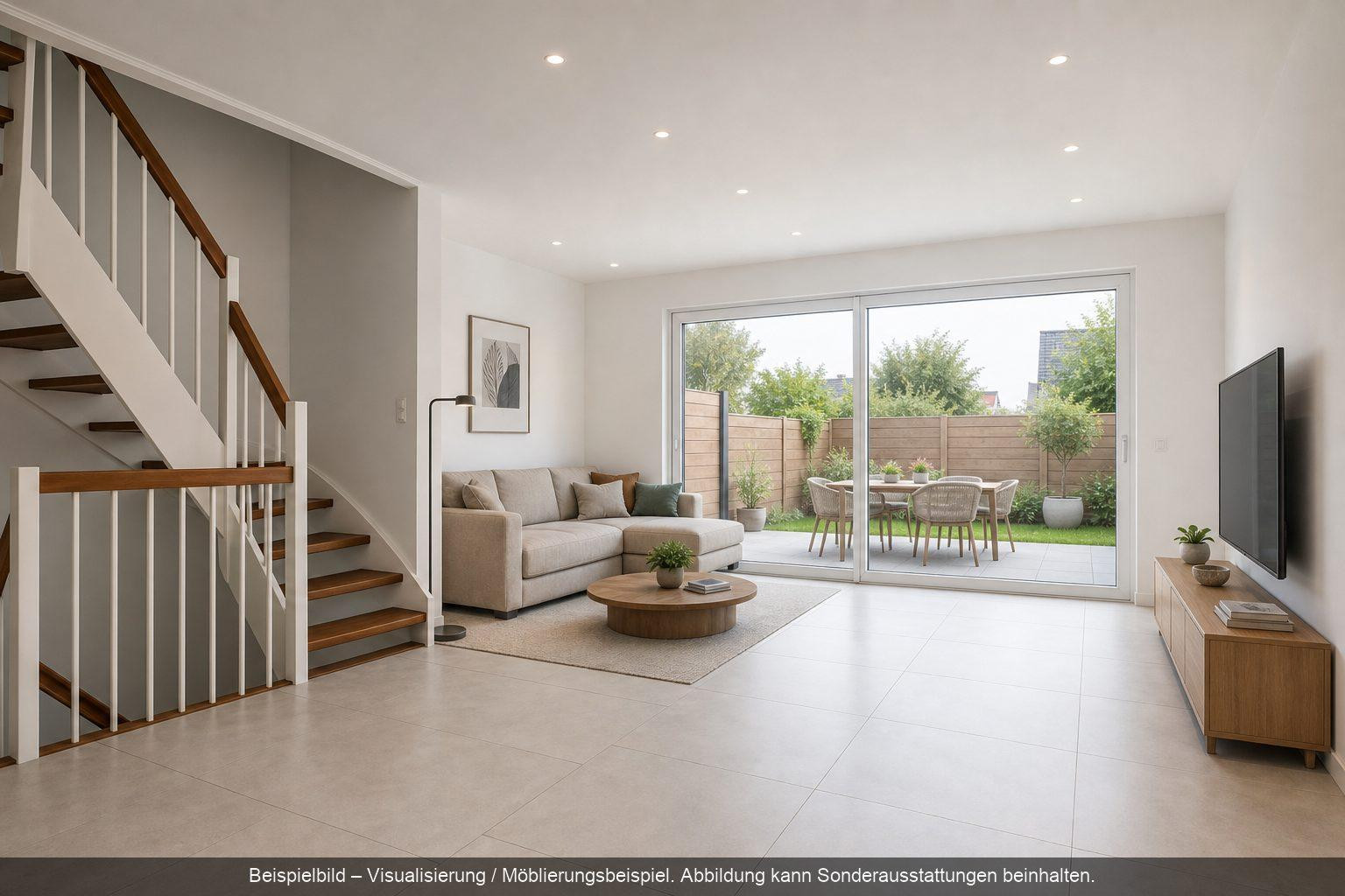 Exklusives A+ Neubau-Reihenhaus mit PV-Speicher, Premiumküche & Garten – Mering(Sankt Afra) – Vorschaubild 3
