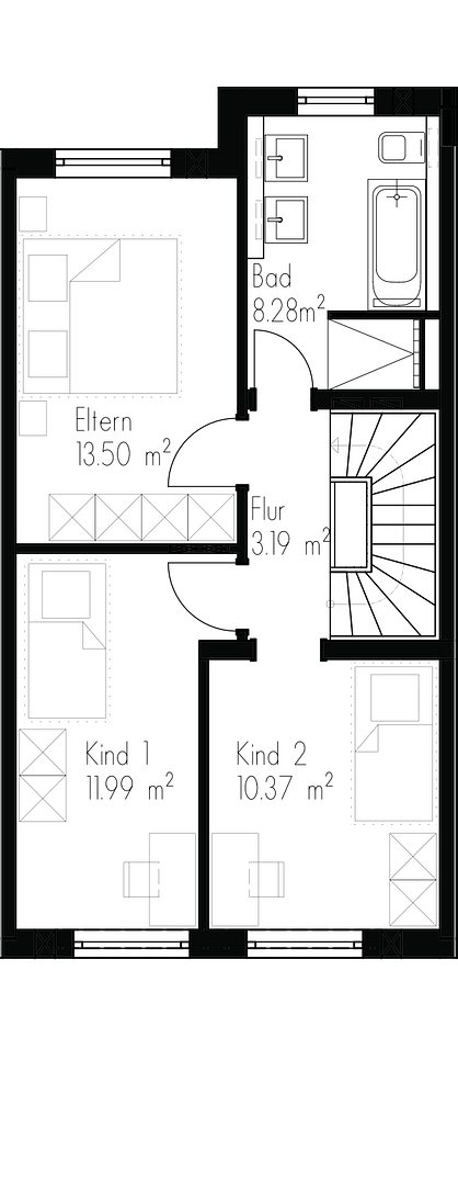 Exklusives A+ Neubau-Reihenhaus mit PV-Speicher, Premiumküche & Garten – Mering(Sankt Afra) – Vorschaubild 24