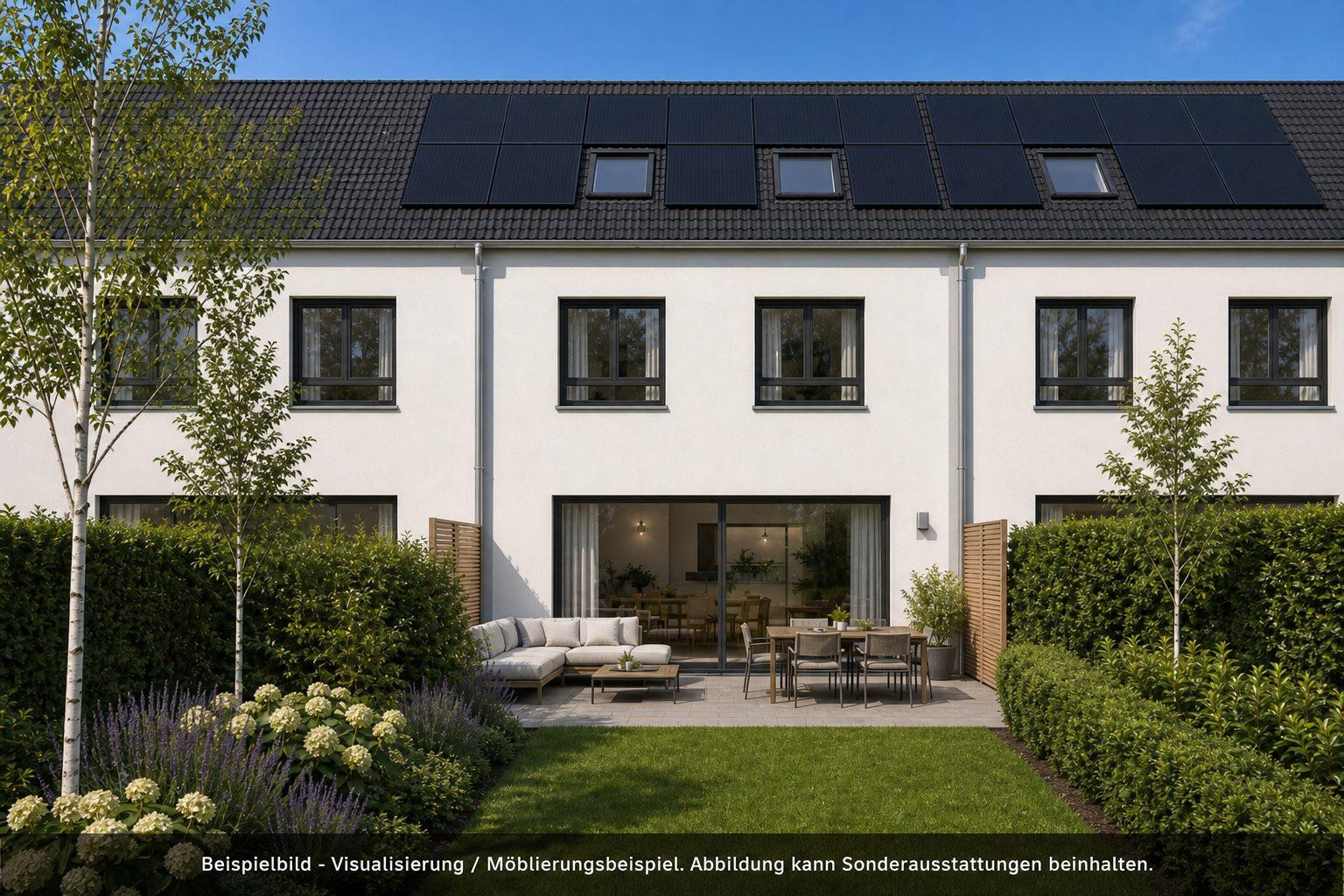 Exklusives A+ Neubau-Reihenhaus mit PV-Speicher, Premiumküche & Garten – Mering(Sankt Afra) – Vorschaubild 2