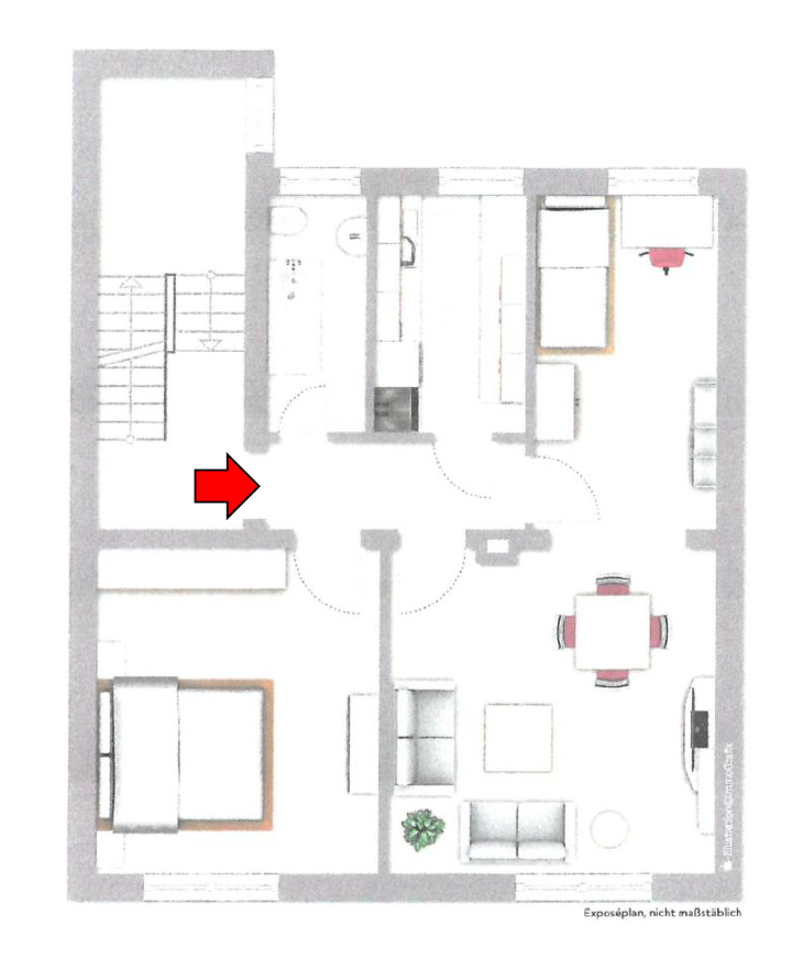 65qm Wohnung - schön hell, modernes Badezimmer – Königsstraße 72, 41236 Mönchengladbach(Rheydt) – Vorschaubild 8