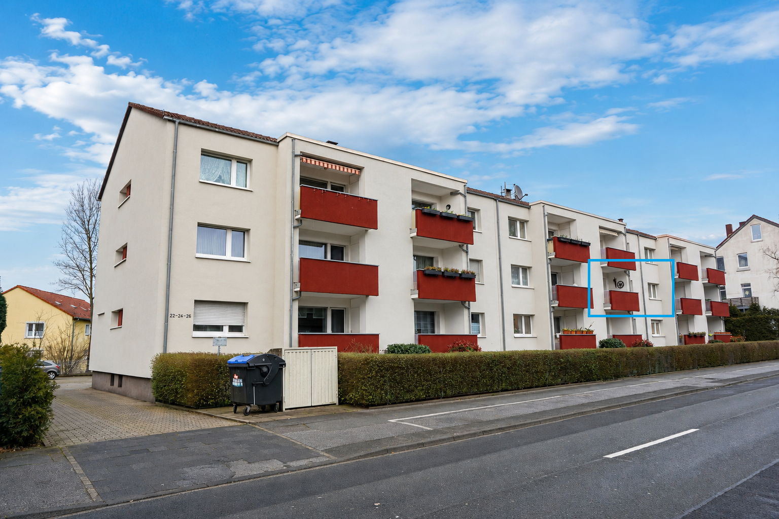 Sonnige 3-Zimmer-Wohnung in Bochum-Hofstede mit Balkon & Garage – provisionsfrei! – Riemker Str. 24, 44809 Bochum(Hofstede) – Vorschaubild 28