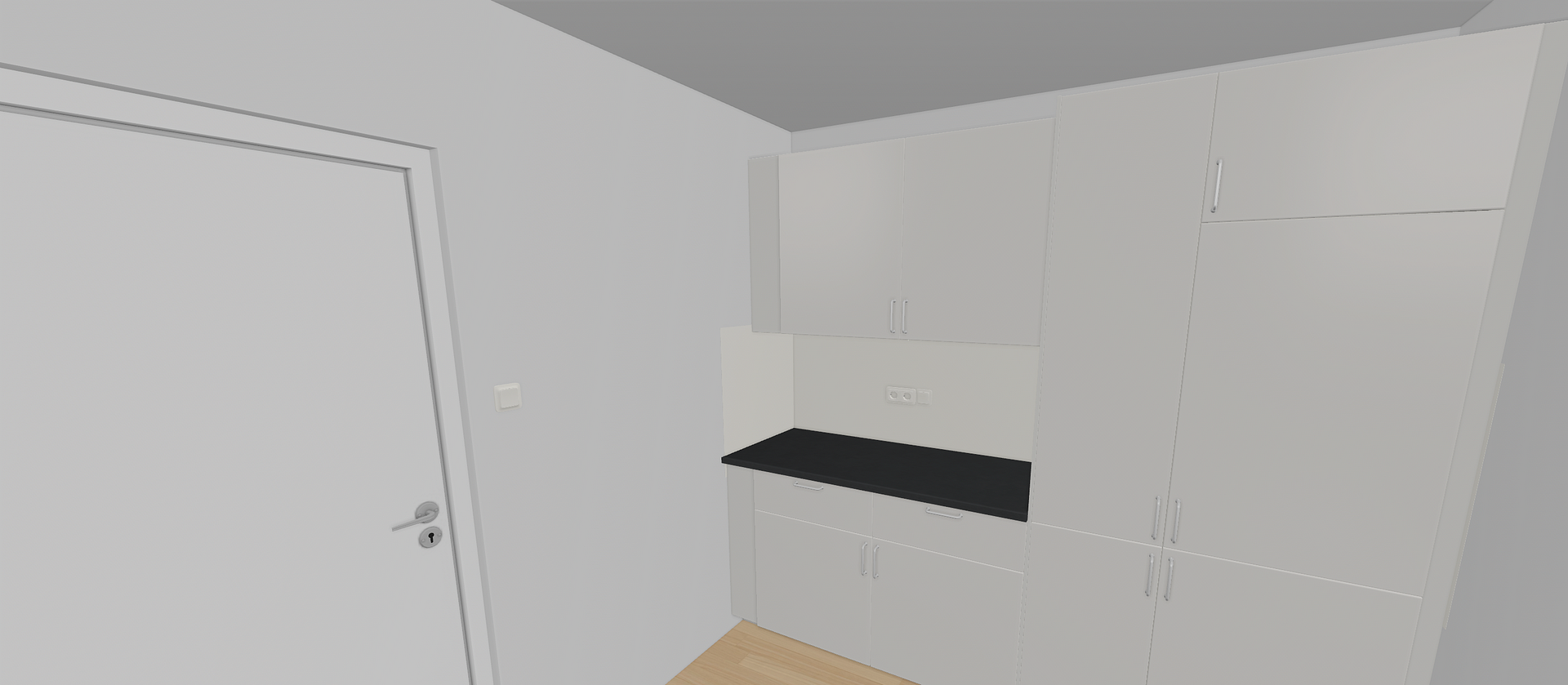 Frisch renovierte 2-Zimmer-Wohnung mit großem Balkon, neuer Einbauküche und Aufzug in Innenstadtlage – Barbarossastr. 43, 41061 Mönchengladbach(Innenstadt) – Vorschaubild 9