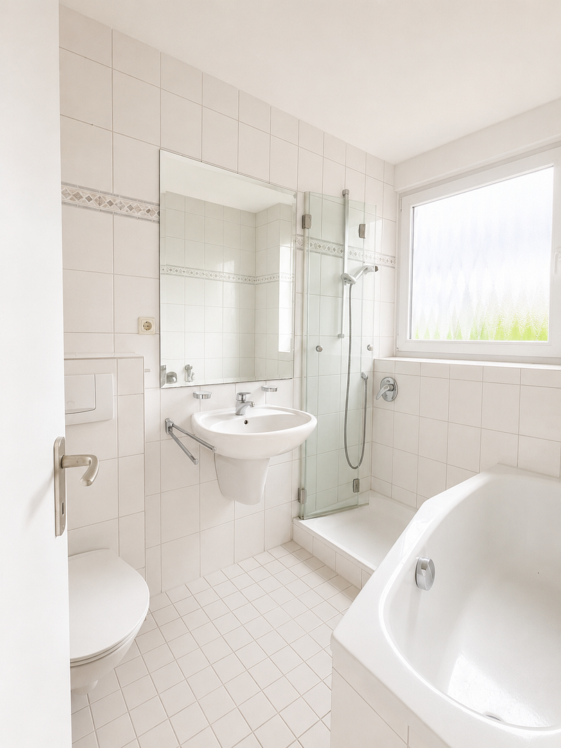 Frisch renovierte 2-Zimmer-Wohnung mit großem Balkon, neuer Einbauküche und Aufzug in Innenstadtlage – Barbarossastr. 43, 41061 Mönchengladbach(Innenstadt) – Vorschaubild 4