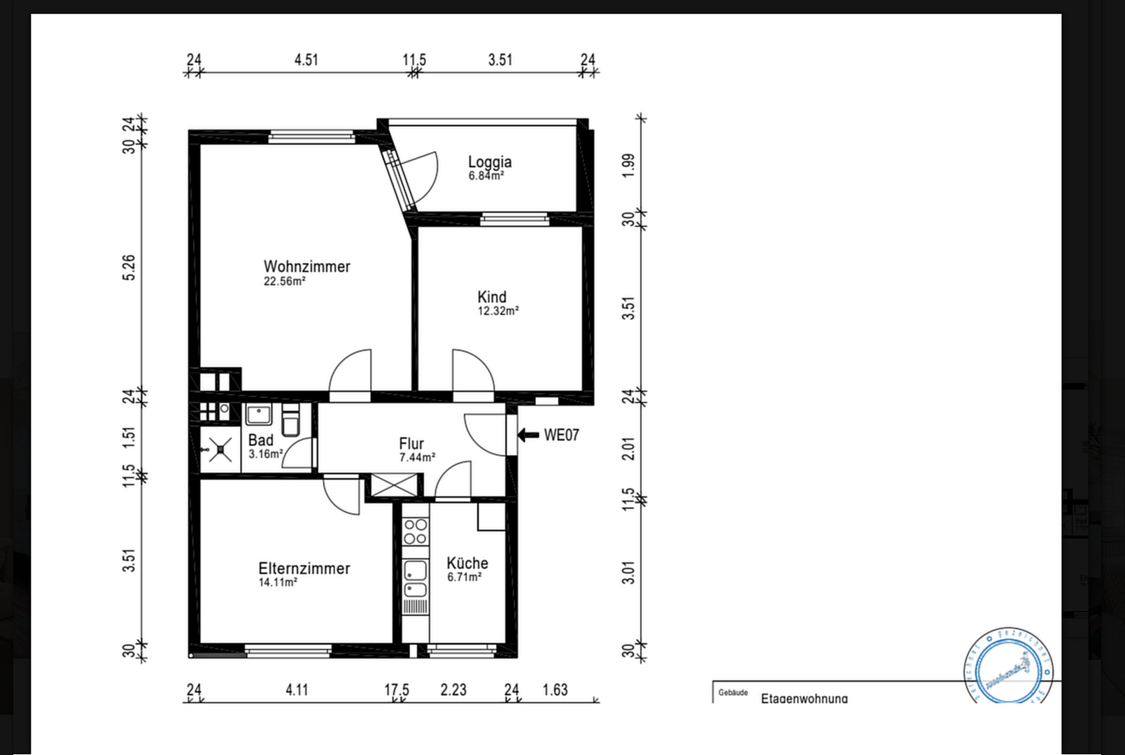 3-Zimmer-Wohnung | Zentrale Lage | EBK | Sofort bezugsfrei – Bremerhaven(Geestendorf) – Vorschaubild 9