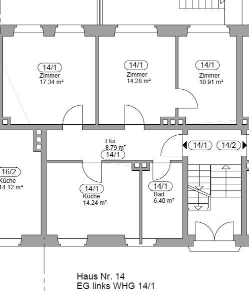 3-Zimmer Wohnung, Regensburg – Greflinger Str. 14, 93055 Regensburg(Ostenviertel) – Vorschaubild 7