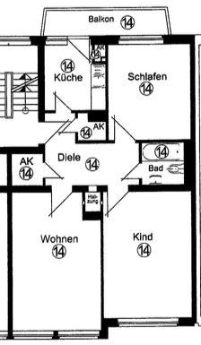 Kapitalanlage Holthausen: vermietete 3-Zi.-Wohnung, Faktor 22,7 von privat – Bahlenstraße 146, 40589 Düsseldorf(Holthausen) – Vorschaubild 33