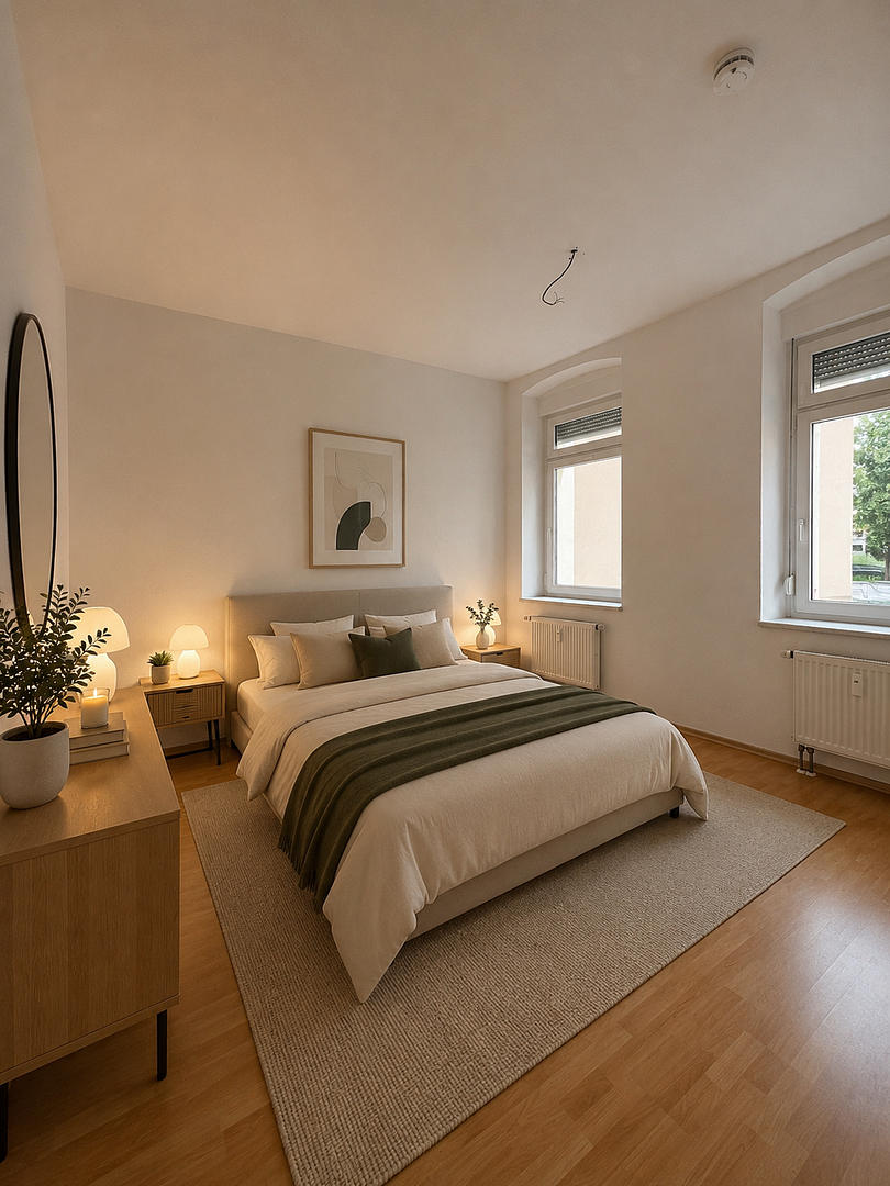 🔥 1 Monat mietfrei | Helle Altbauwohnung mit hohen Decken & EBK im Zentrum 🔥 – Agnesstraße 24, 6844 Dessau-Roßlau(Dessau) – Vorschaubild 2