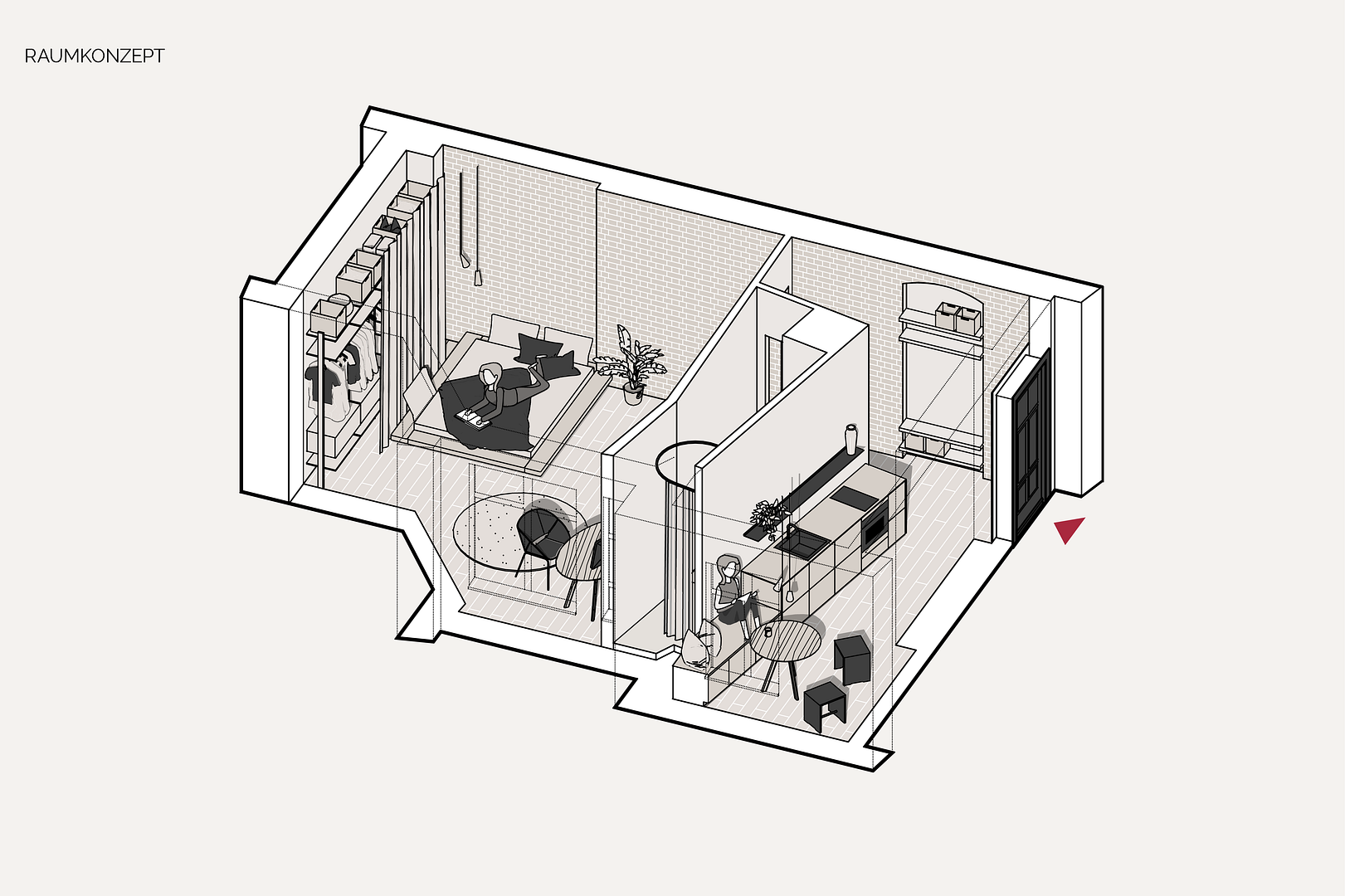 Provisionsfrei: Stilvolles, ruhig gelegenes Mikro-Loft im Winsviertel (Prenzlauer Berg) – Berlin(Prenzlauer Berg) – Vorschaubild 14