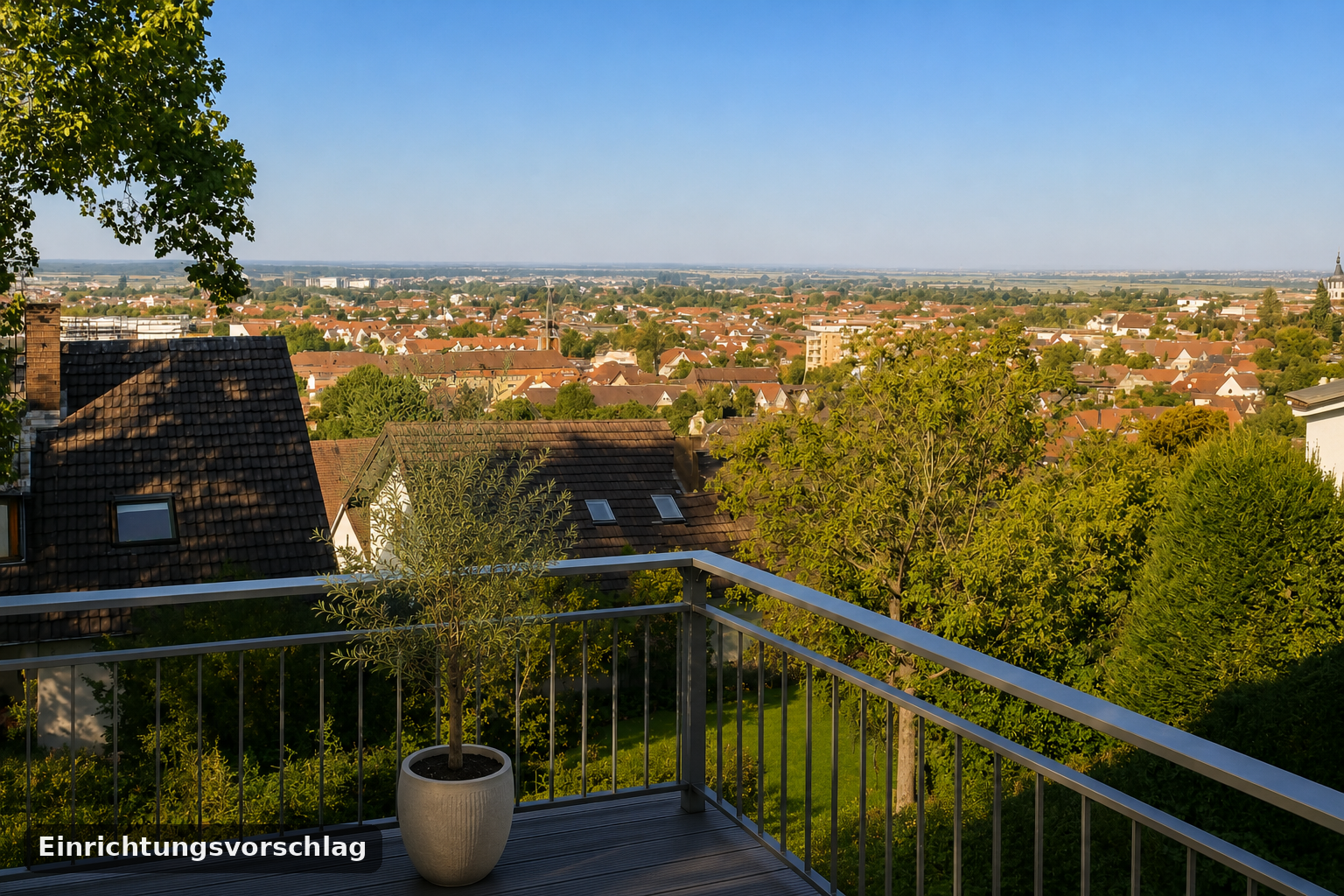 Wohnen wie im eigenen Haus: 6,5-Zi.-Maisonette, 195 m² mit Weitblick, ruhige Waldrandlage in Leimen – Sanserweg, 69181 Leimen – Vorschaubild 8