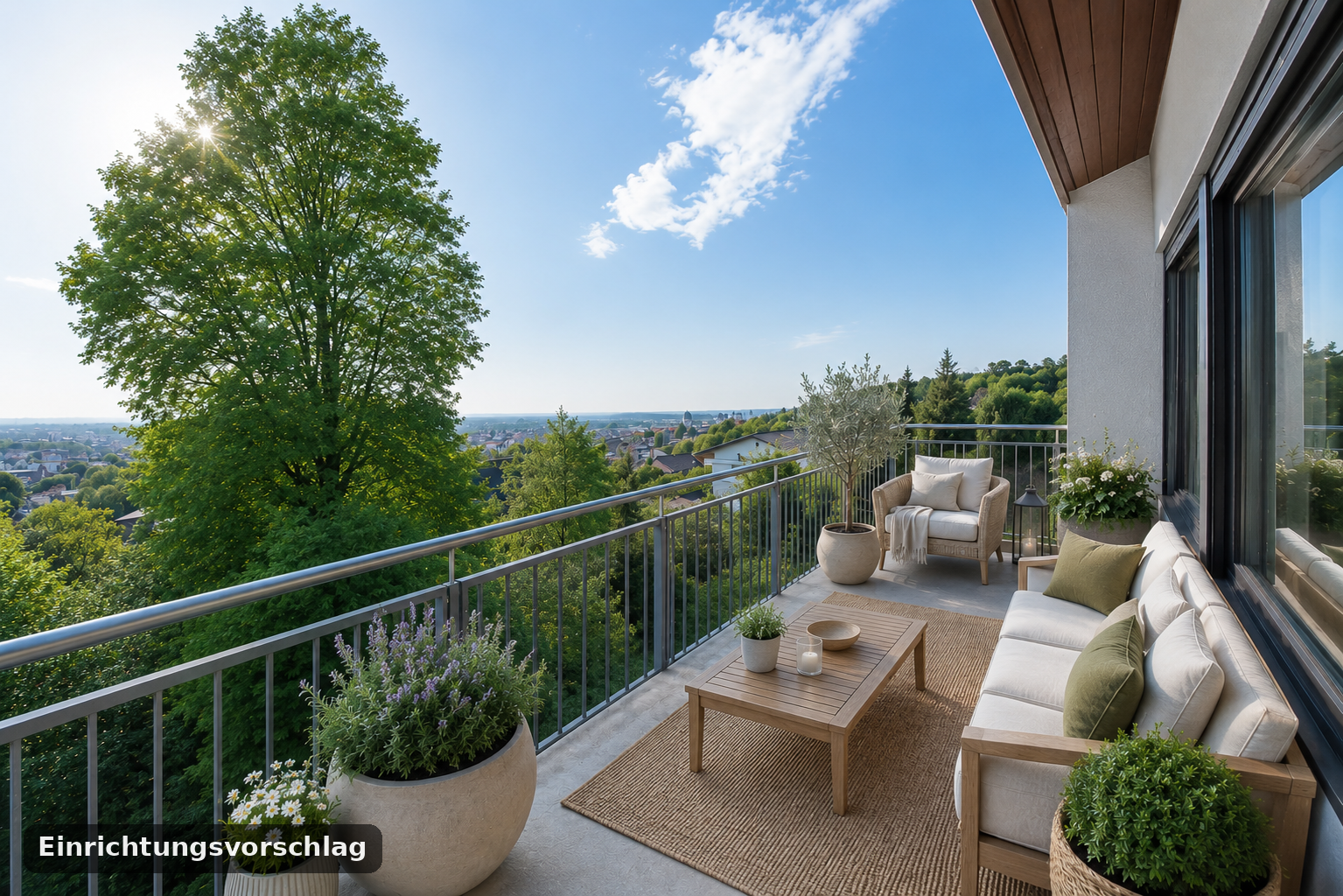 Wohnen wie im eigenen Haus: 6,5-Zi.-Maisonette, 195 m² mit Weitblick, ruhige Waldrandlage in Leimen – Sanserweg, 69181 Leimen – Vorschaubild 7